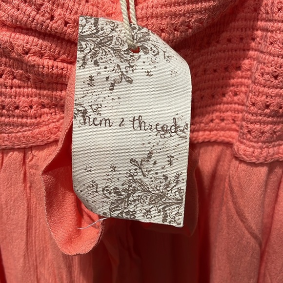 Hem & Thread Crochet Babydoll Dress - Picture 4 of 5